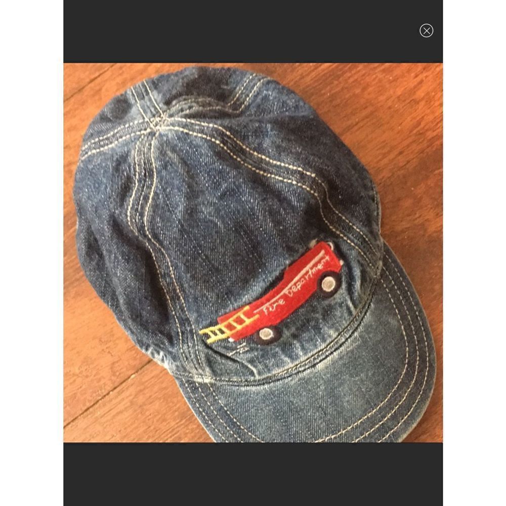Infant Gymboree Denim Fireman Ball Cap